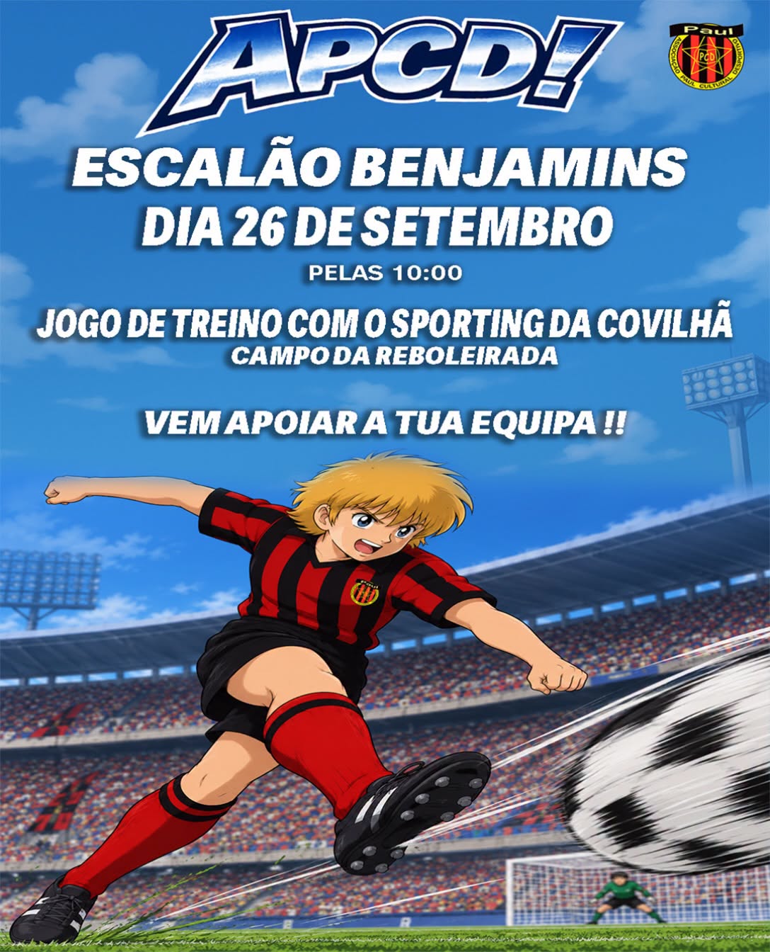 É dia de jogo na APCD!