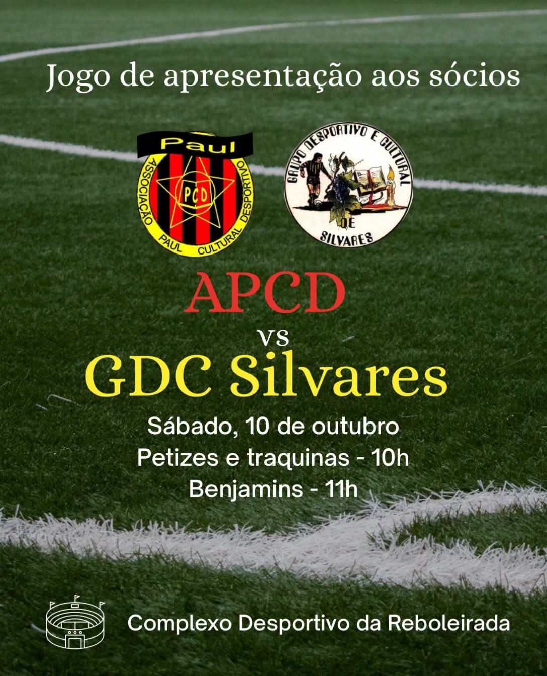 É dia de jogo na APCD!