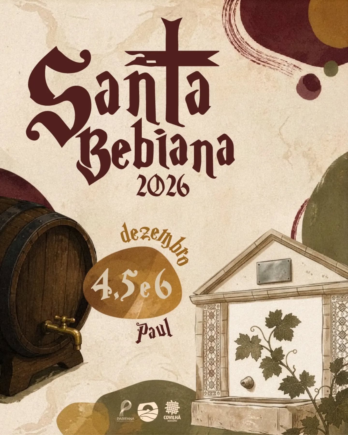 A tradição da Santa Bebiana regressa às ruas a 4, 5 e 6 de dezembro de 2026.